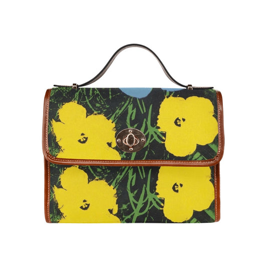 
ANDY WARHOL - FLOWERS - WATERPROOF CANVAS BAG FOR HER
