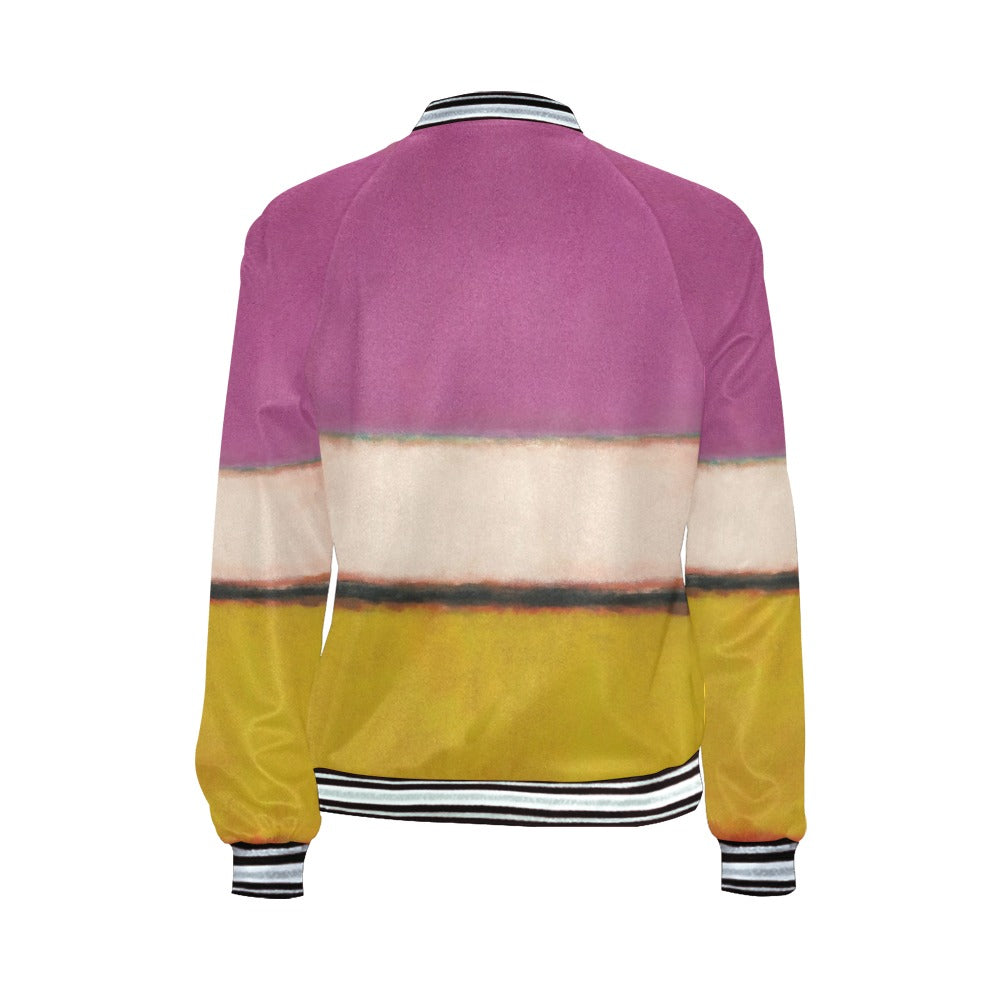 MARK ROTHKO - ABSTRACT - WOMEN'S FULL ZIPPER JACKET