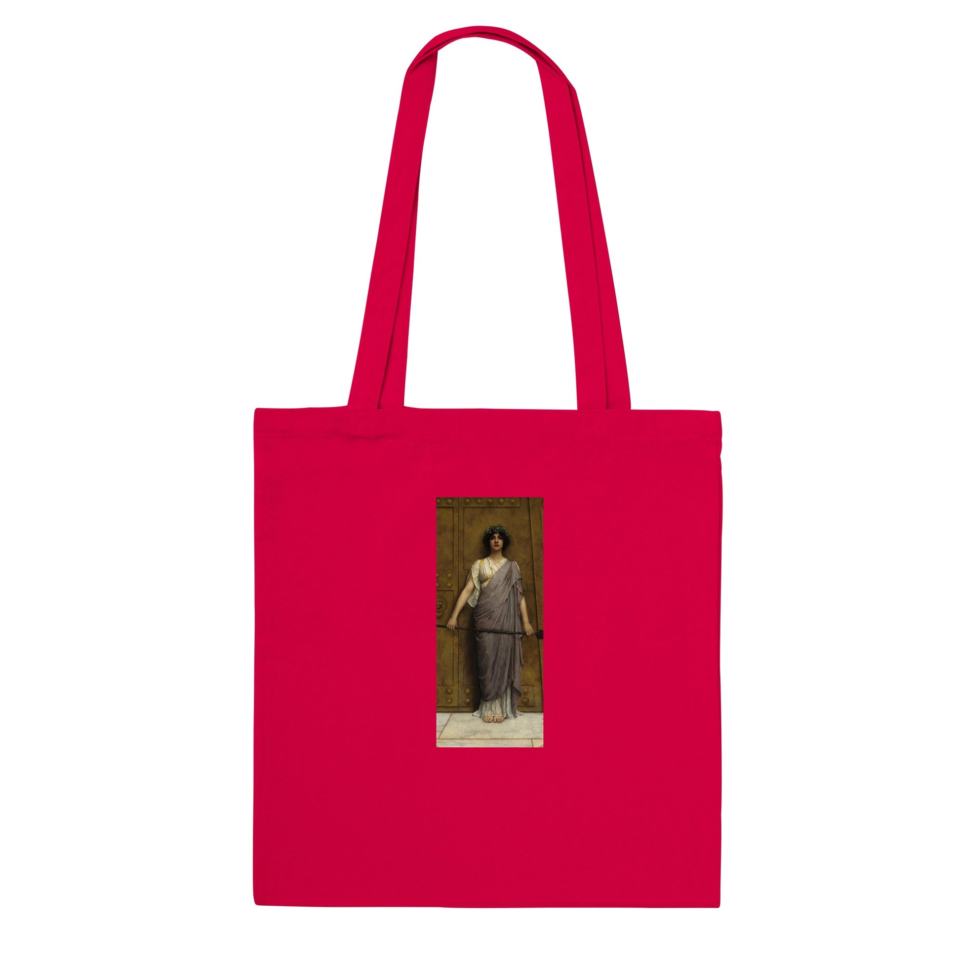 JOHN WILLIAM GODWARD - AT THE GATE OF THE TEMPLE - CLASSIC TOTE BAG
