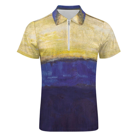 MARK ROTHKO - ABSTRACT ART - SHORT SLEEVE POLO SHIRT