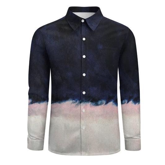 MARK ROTHKO - ABSTRACT - ONE POCKET LONG SLEEVE SHIRT FOR HIM 