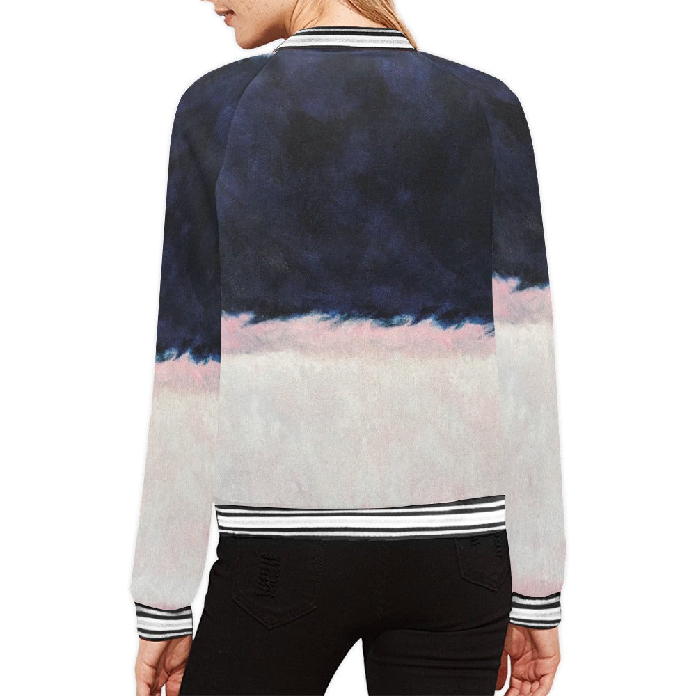 MARK ROTHKO - ABSTRACT - WOMEN'S FULL ZIPPER JACKET