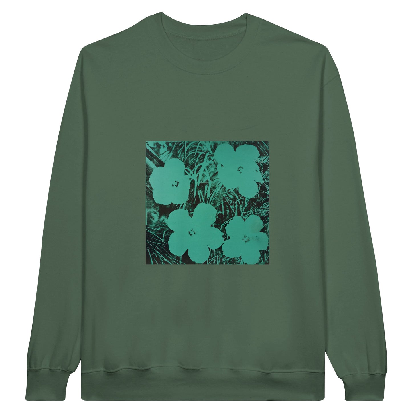 ANDY WARHOL - TEN-FOOT FLOWERS - CLASSIC UNISEX SWEATSHIRT 