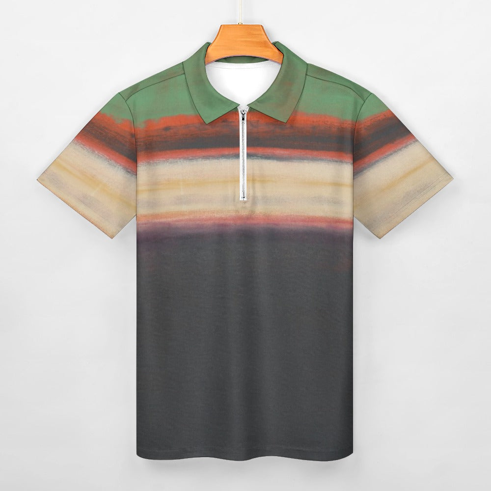 MARK ROTHKO - ABSTRACT ART - SHORT SLEEVE POLO SHIRT