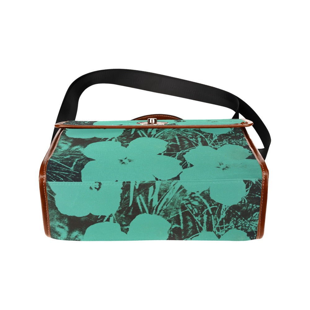 ANDY WARHOL - FLOWERS - WATERPROOF CANVAS BAG FOR HER