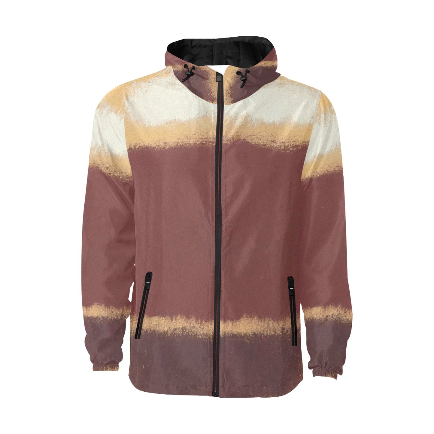 MARK ROTHKO - ABSTRACT ART - MEN'S QUILTED WINDBREAKER 