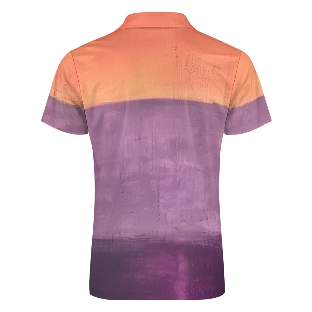 MARK ROTHKO - ABSTRACT ART - SHORT SLEEVE POLO SHIRT