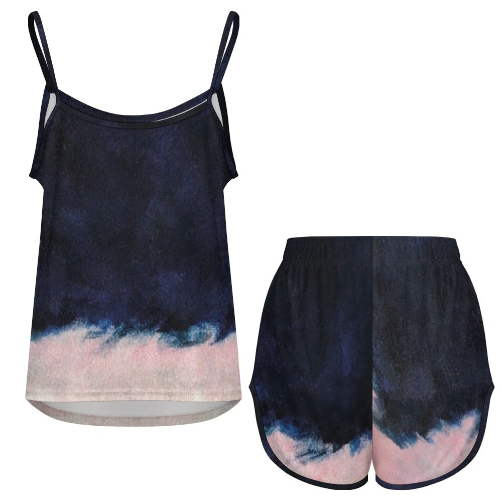 Art House Fashion Strap Pajama Set