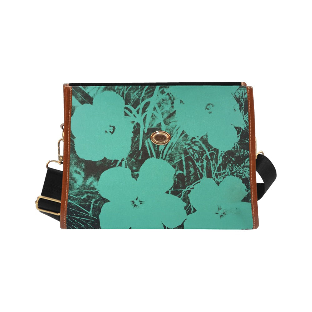 ANDY WARHOL - FLOWERS - WATERPROOF CANVAS BAG FOR HER