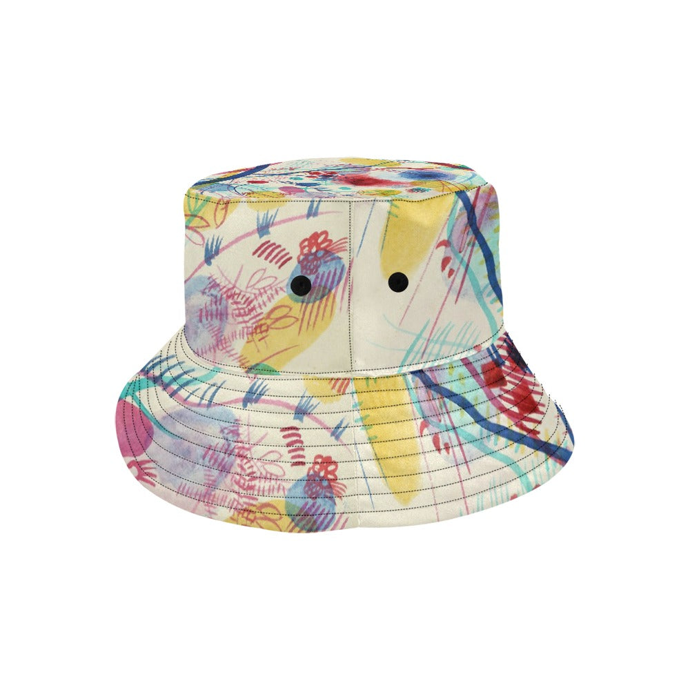 WASSILY KANDINSKY- COMPOSITION IN RED, BLUE, GREEN AND YELLOW - MEN'S CHICO COTTON HAT