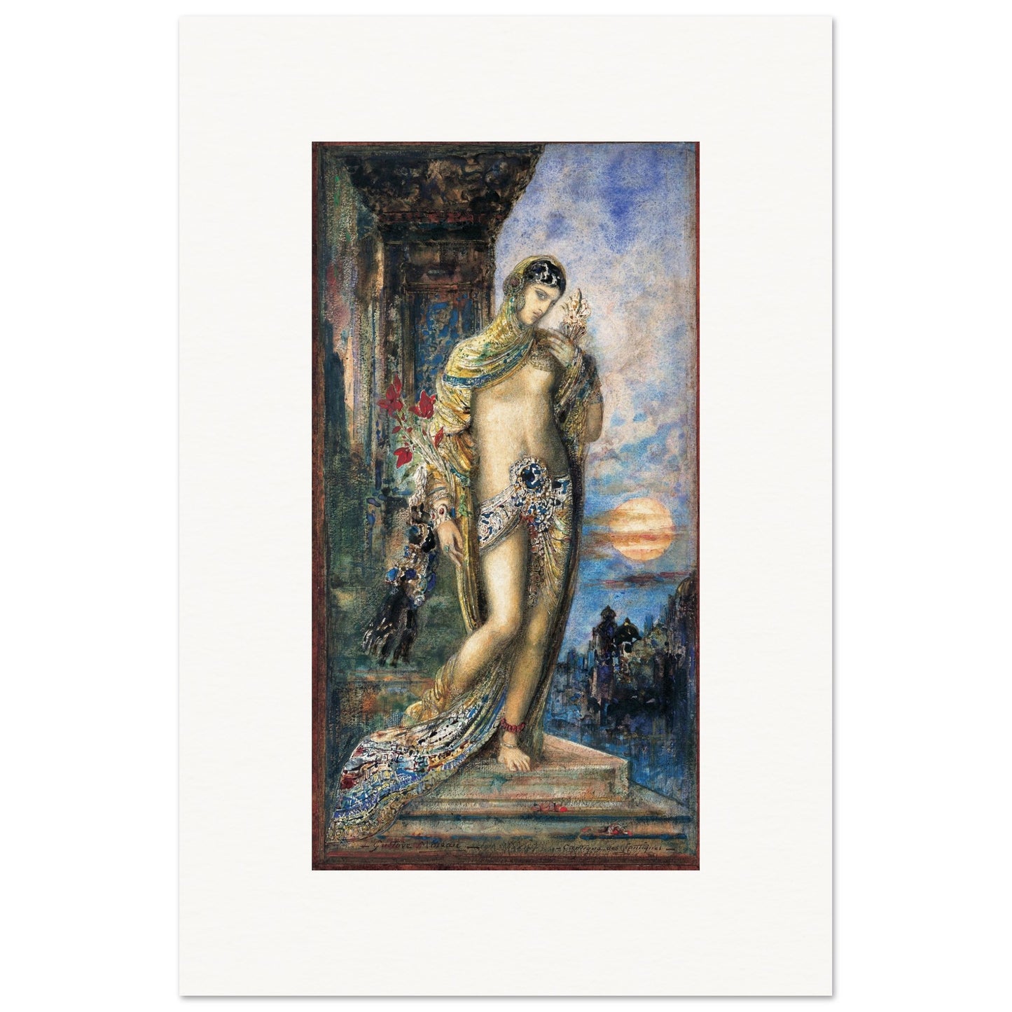 GUSTAVE MOREAU - SONG OF SONGS - MUSEUM QUALITY MATTE POSTER 