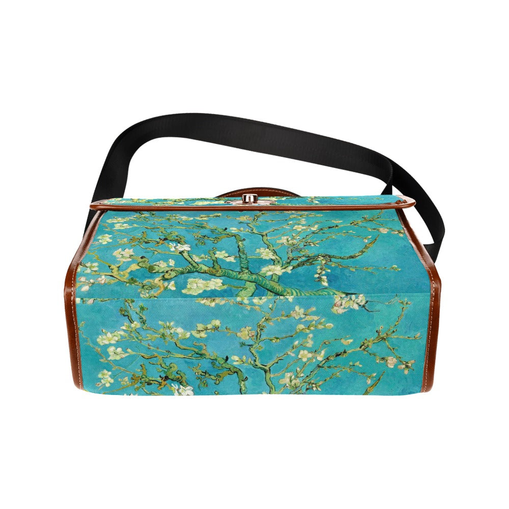VINCENT VAN GOGH - ALMOND BLOSSOMS - WATERPROOF CANVAS BAG FOR HER