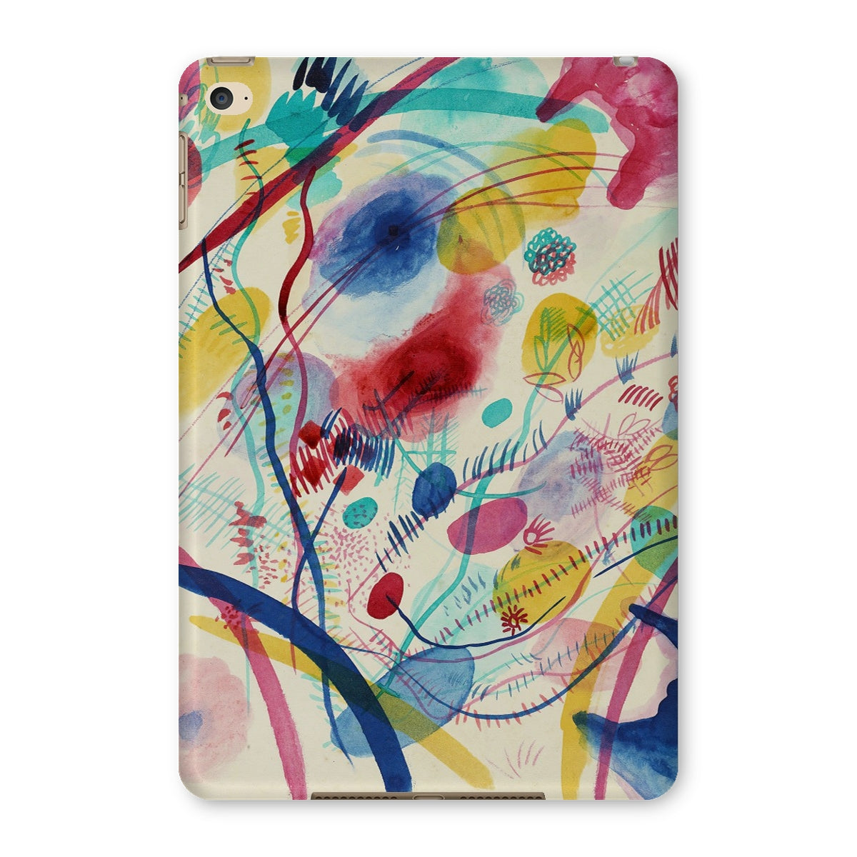 WASSILY KANDINSKY- COMPOSITION IN RED, BLUE, GREEN AND YELLOW - TABLET CASE