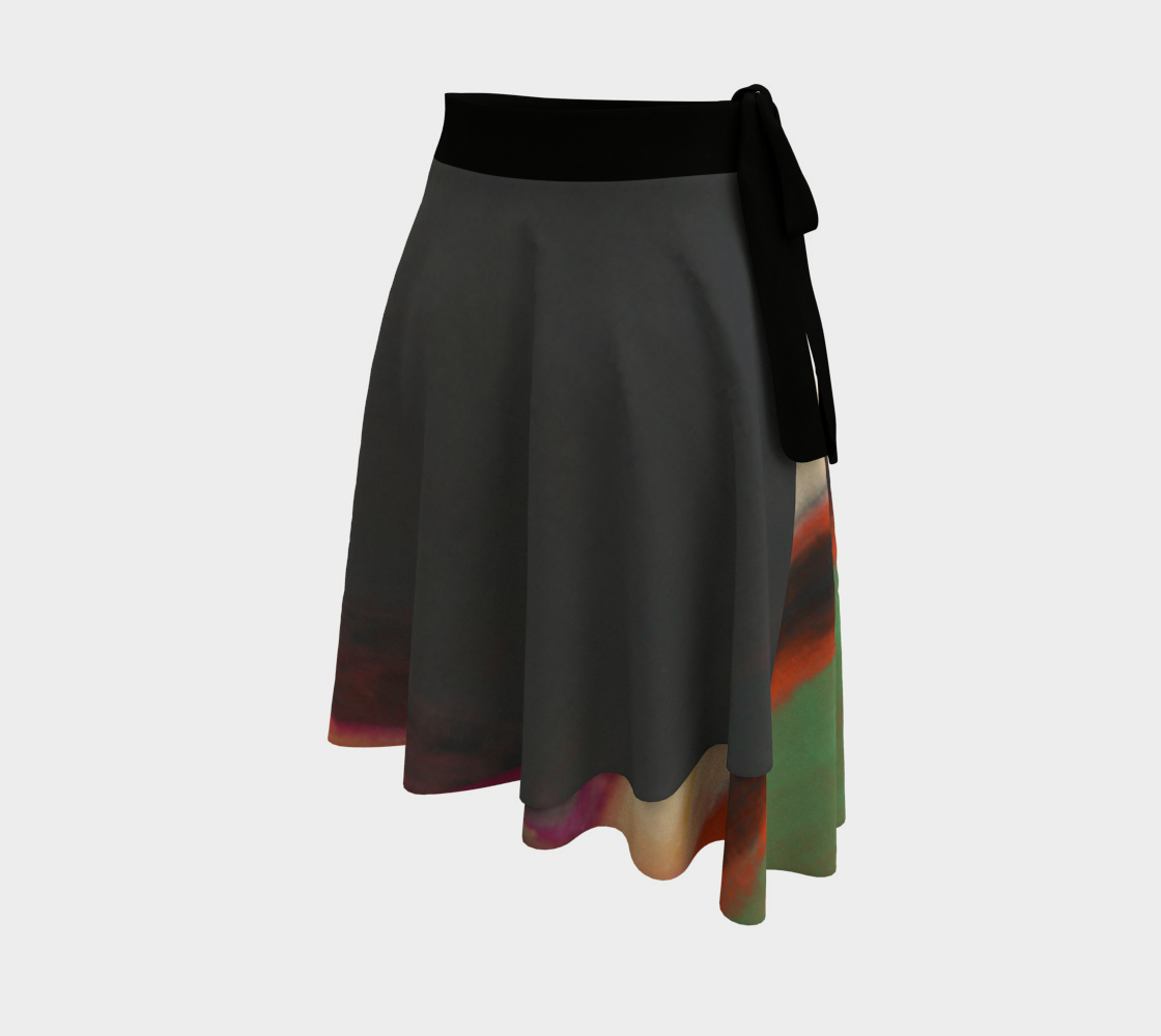 MARK ROTHKO - ABSTRACT ART - WRAP SKIRT - STRIKING!