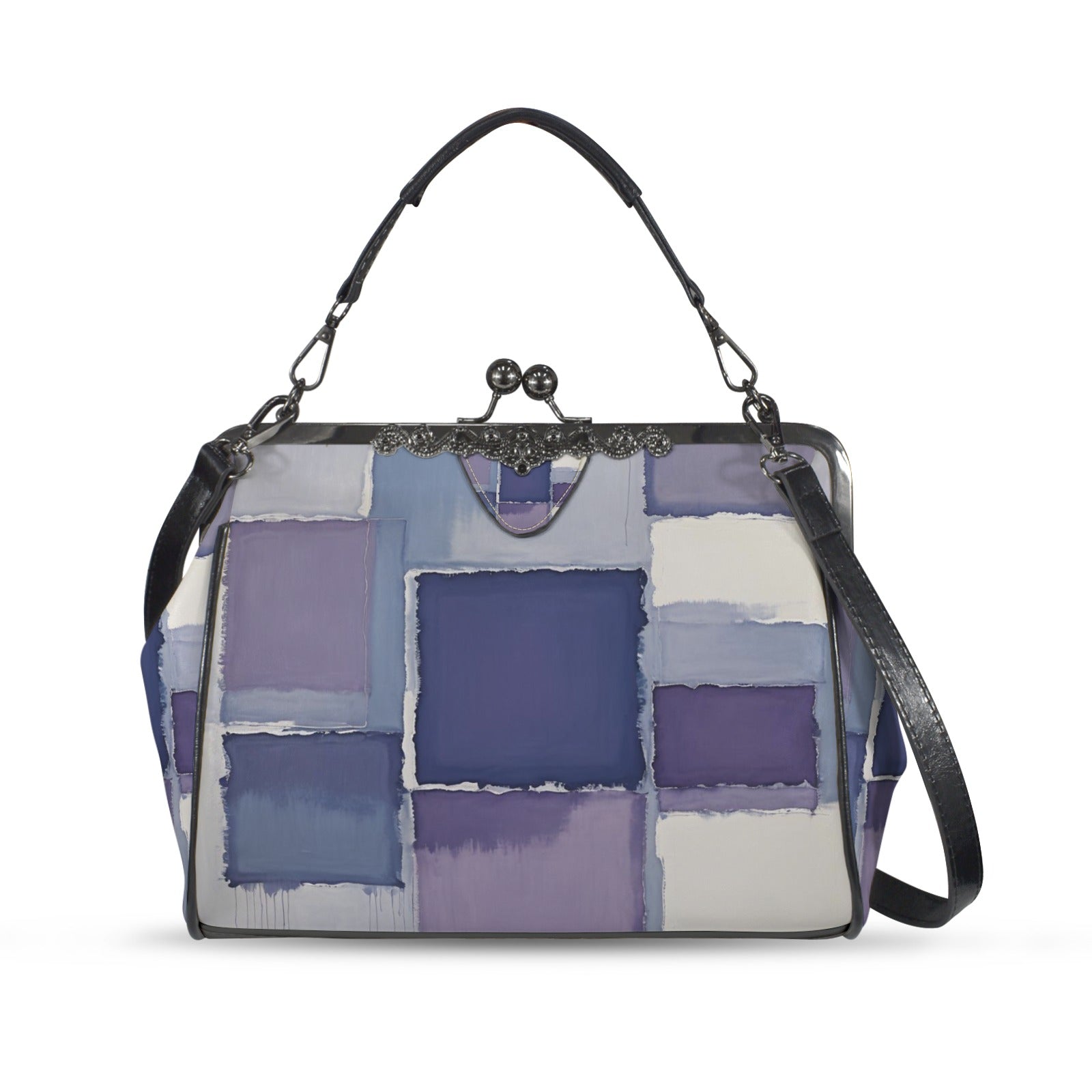 MARK ROTHKO - ABSTRACT - KISSLOCK CROSSBODY SHOULDER BAG 