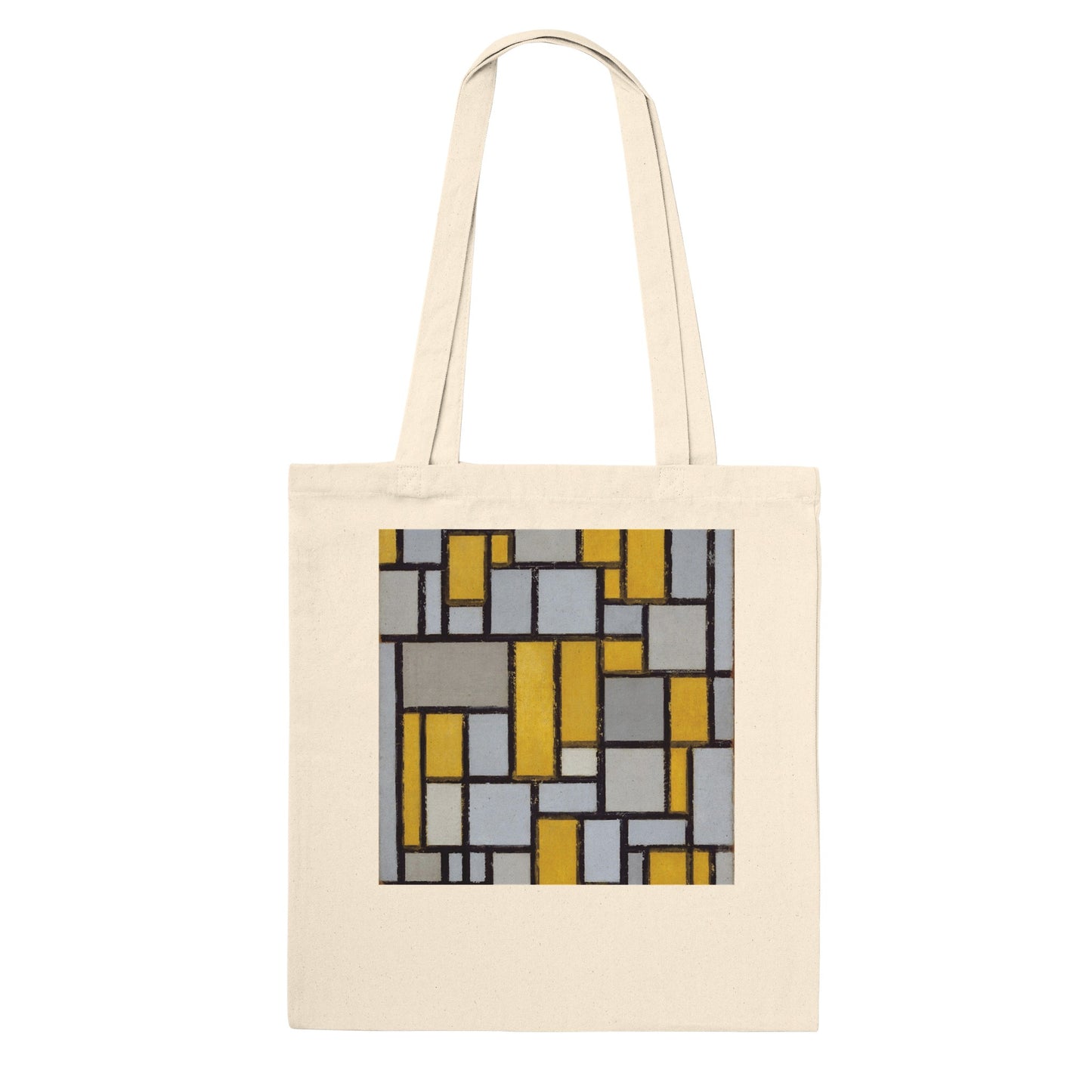 PIET MONDRIAN - COMPOSITION WITH GRID No. 1 (1918) - CLASSIC TOTE BAG