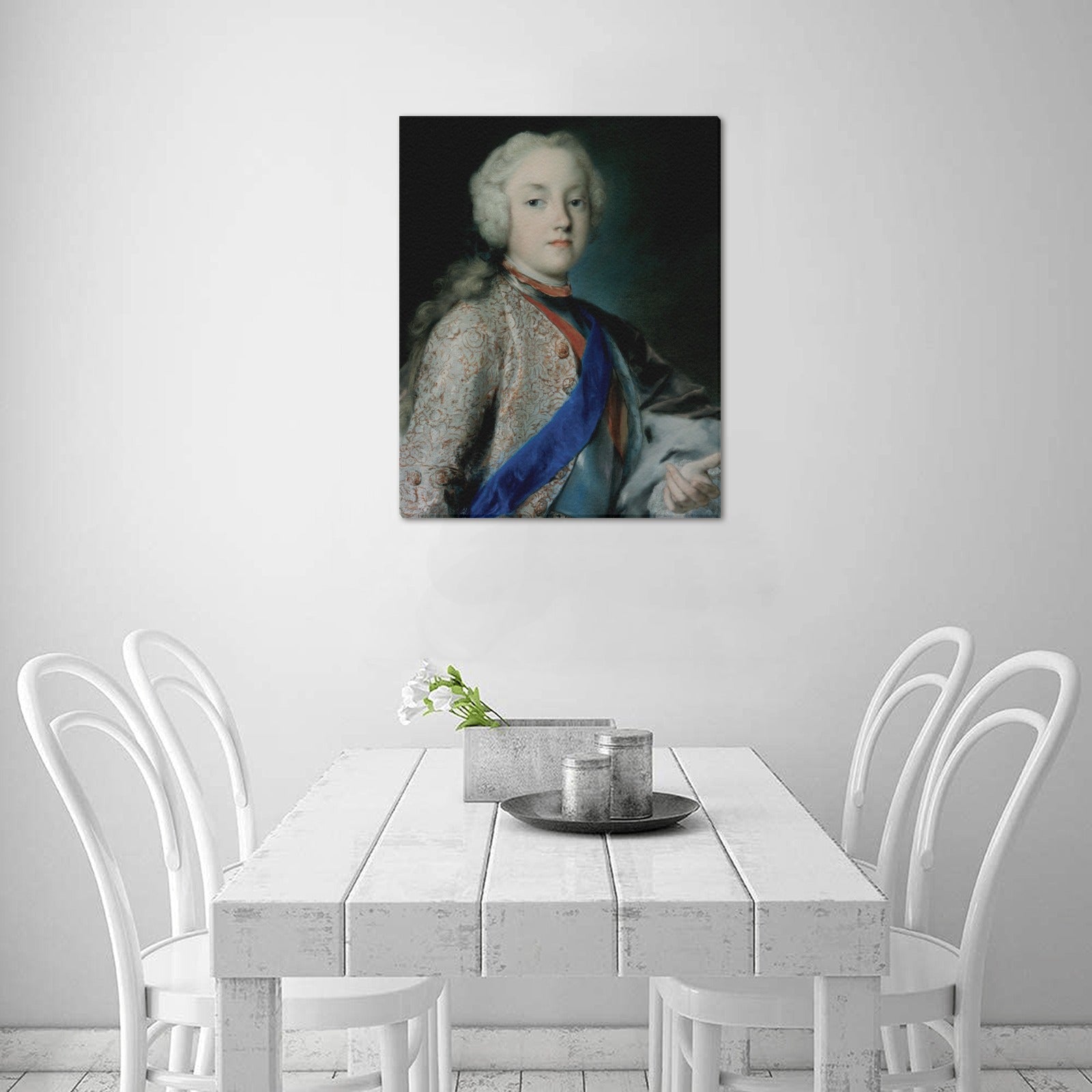 ROSALBA CARRIERA - CROWN PRINCE FRIEDRICH CHRISTIAN OF SAXONY - CANVAS PRINT 16" x 20"