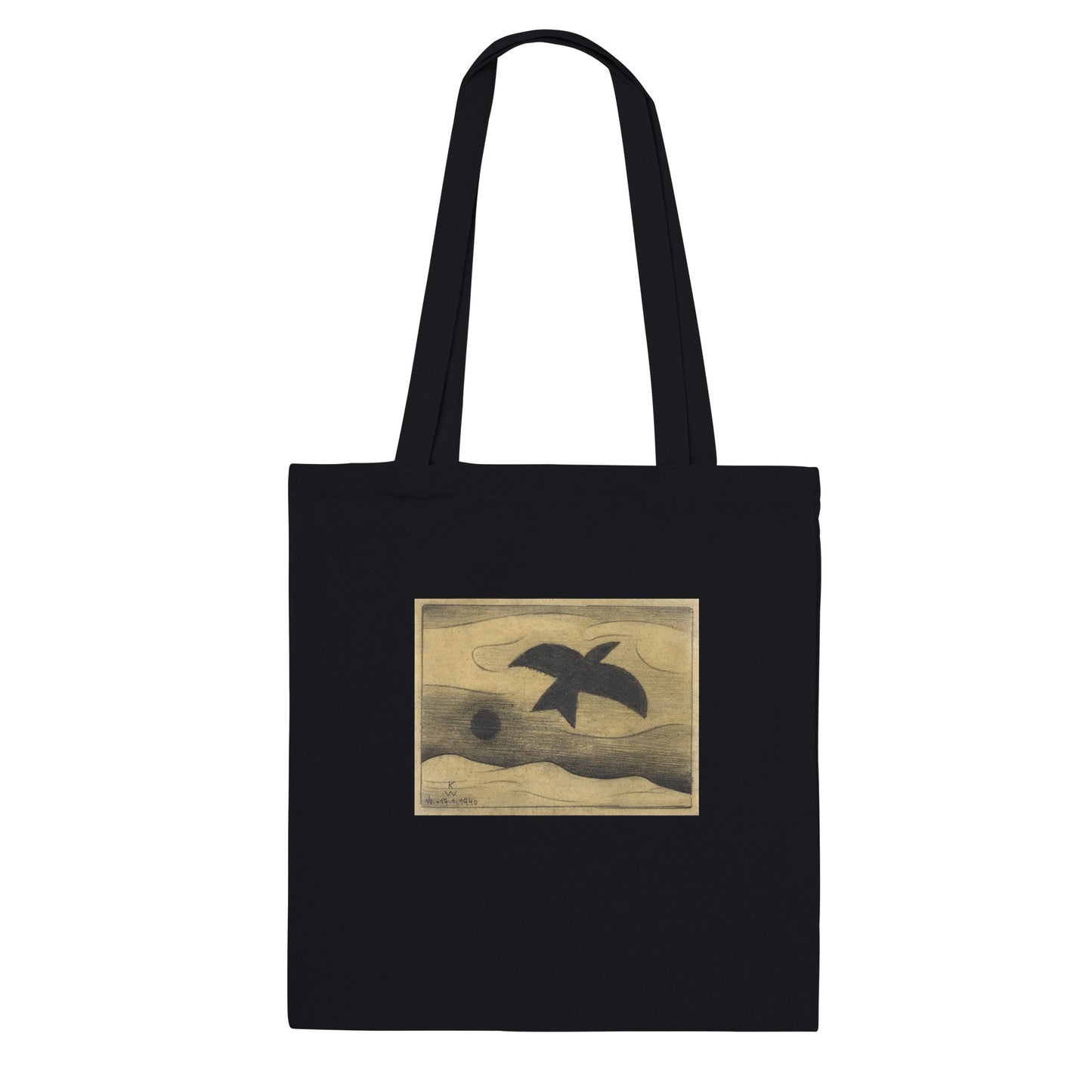 KARL WIENER - OHNE TITEL (fliegender Vogel); aus; Die 150 Blätter’ - CLASSIC TOTE BAG 