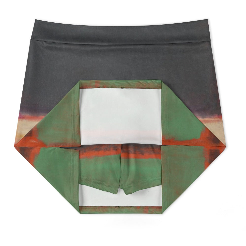 MARK ROTHKO - ABSTRACT - SKORT WITH A POCKET FOR A CELL PHONE