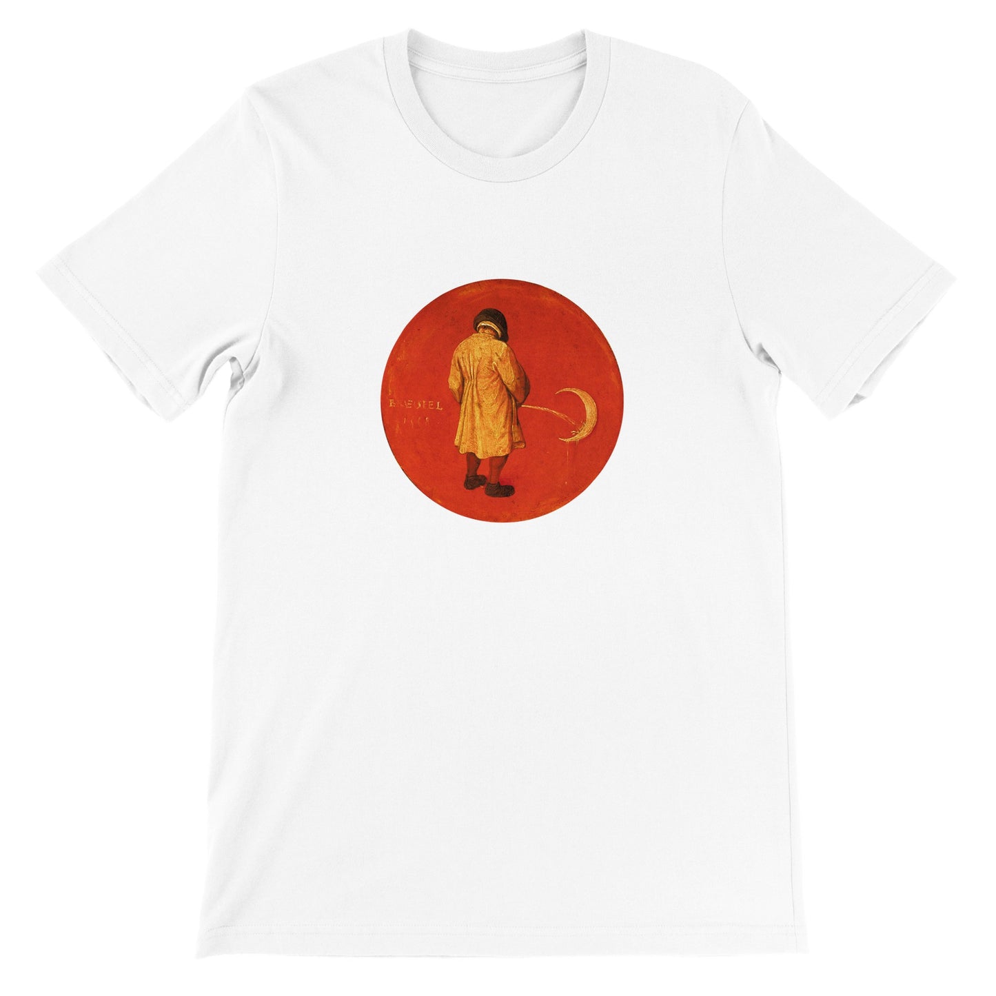 PIETER BRUEGEL - PISS ON THE MOON - PREMIUM UNISEX T-SHIRT