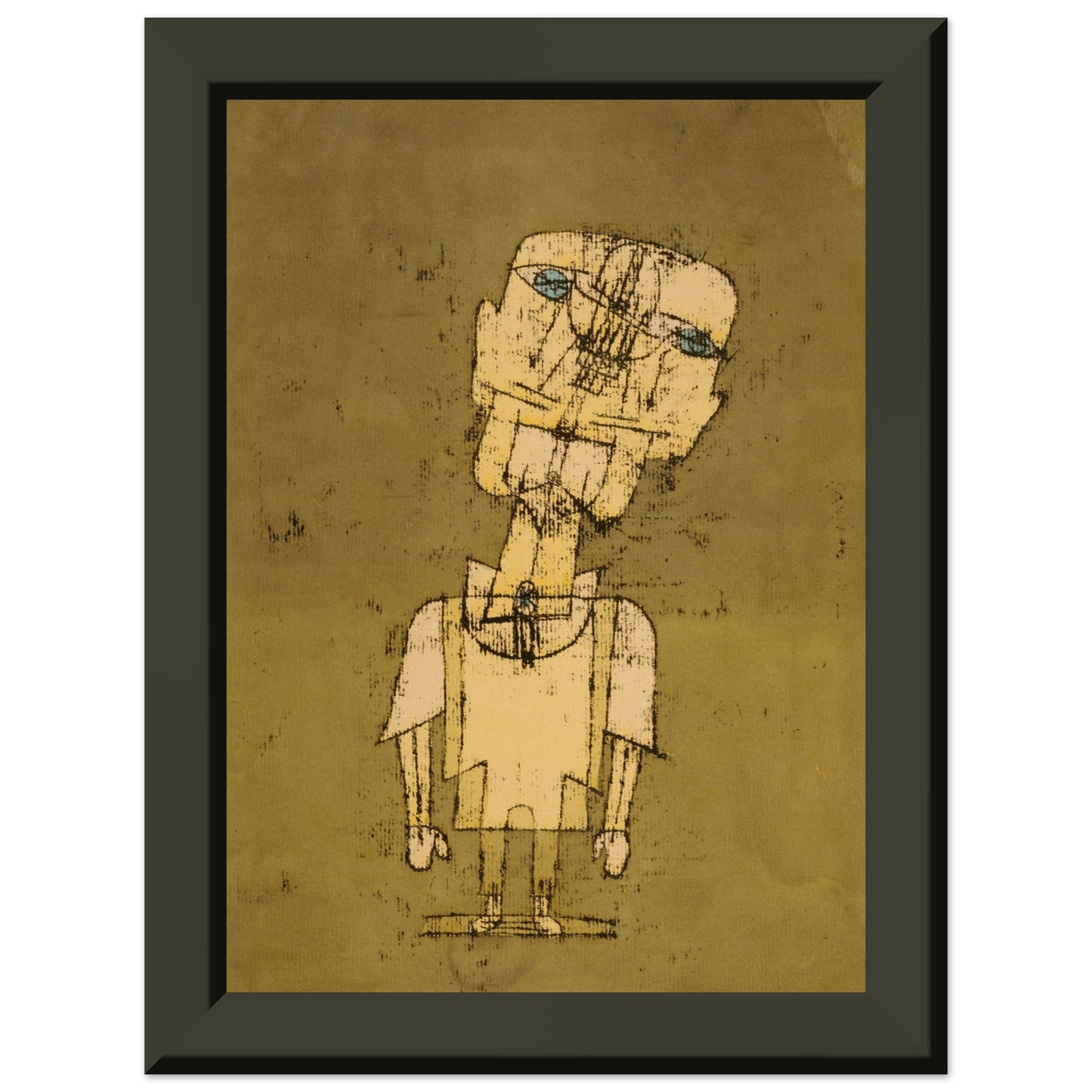 PAUL KLEE - GHOST OF A GENIUS (1922 ) - MUSEUM MATTE POSTER IN METAL FRAME