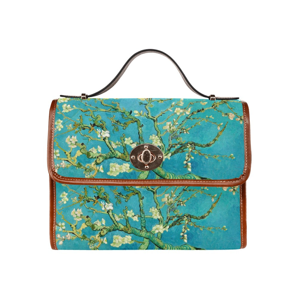 VINCENT VAN GOGH - ALMOND BLOSSOMS - WATERPROOF CANVAS BAG FOR HER