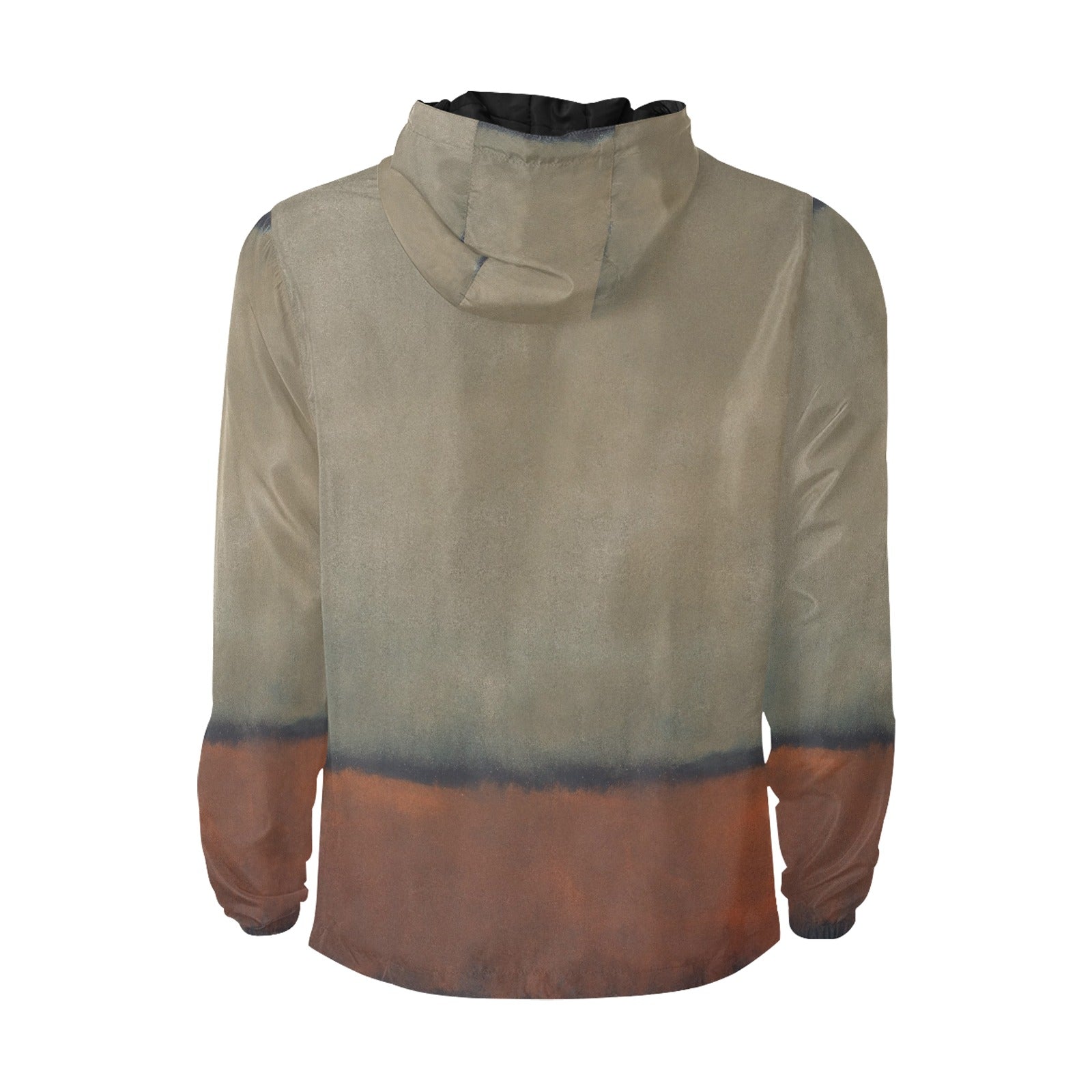 MARK ROTHKO - ABSTRACT ART - MEN'S QUILTED WINDBREAKER 