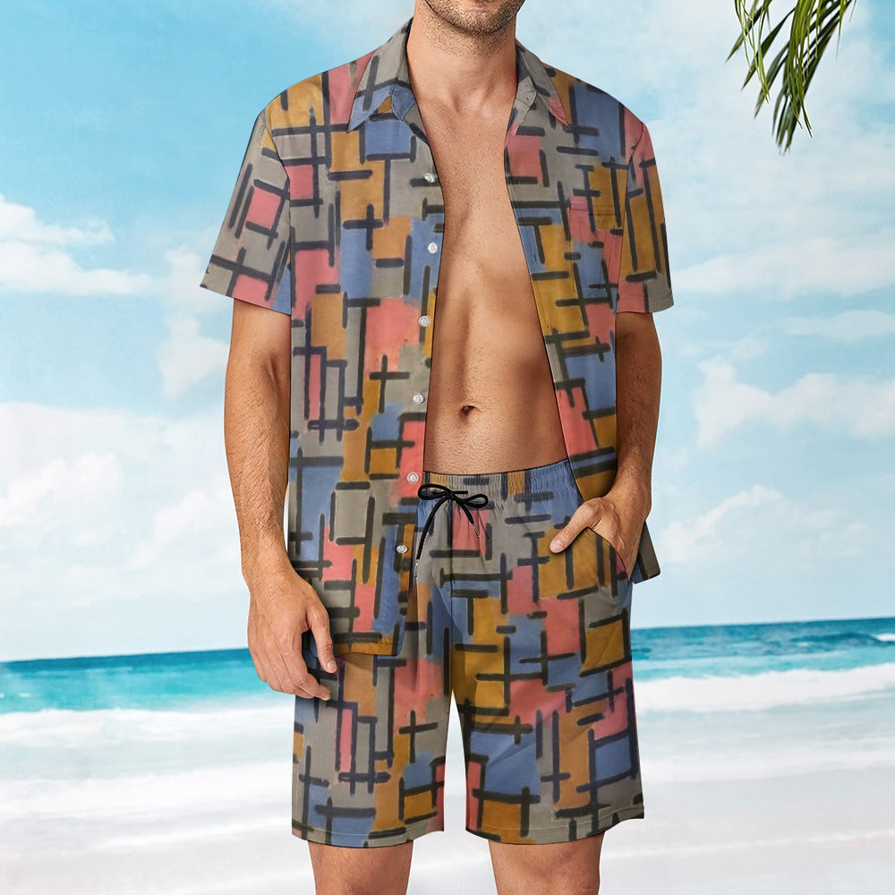 PIET MONDRIAN - COMPOSIZIONE - BEACH SUIT FOR HIM 