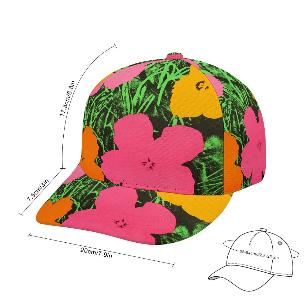 ANDY WARHOL - FLOWERS - BASEBALL UNISEX BASEBALL CAP 