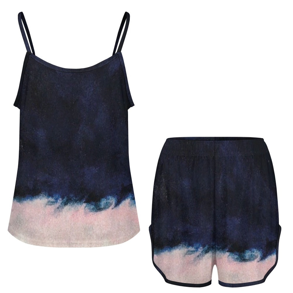 Art House Fashion Strap Pajama Set