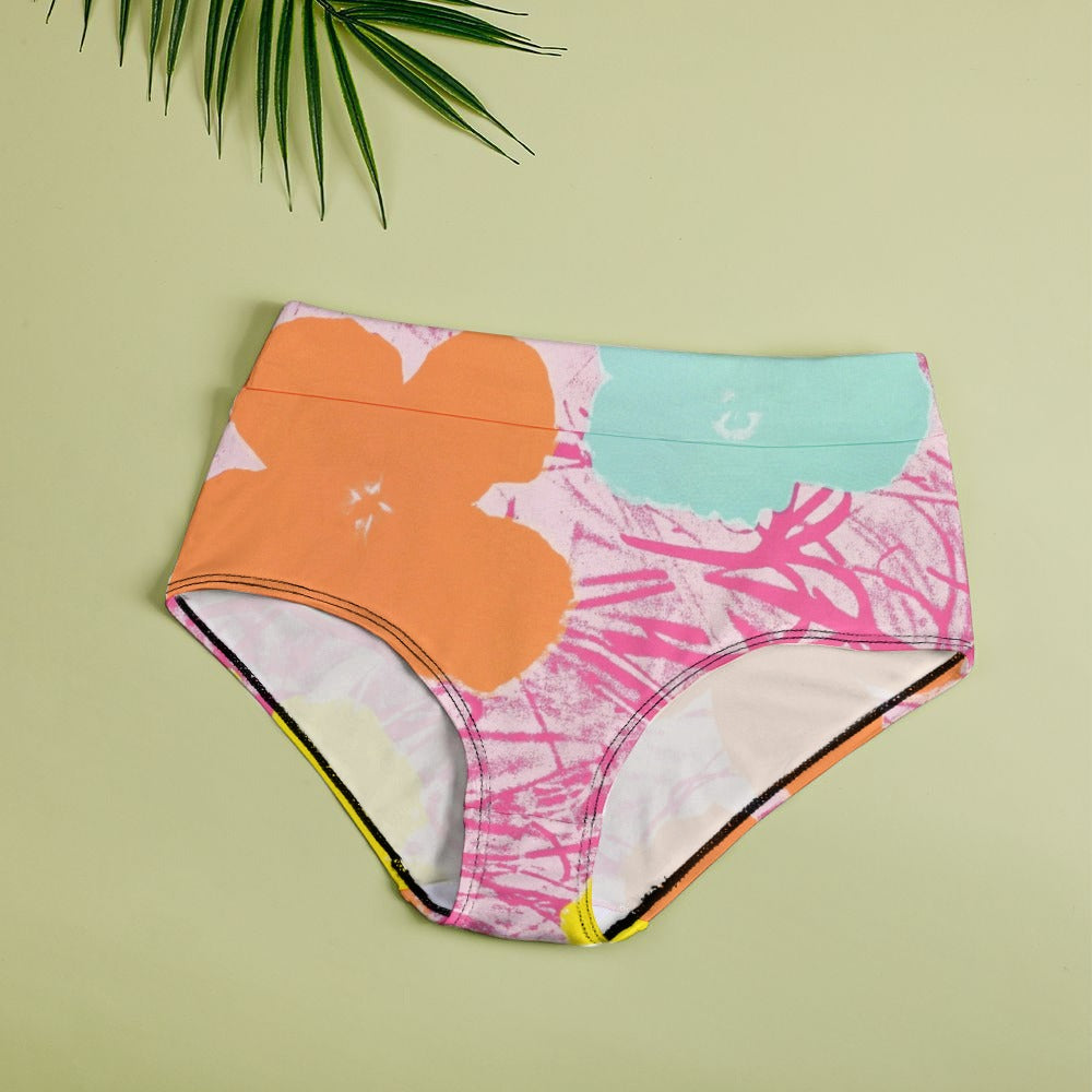 
ANDY WARHOL - FLOWERS - HIGH WAIST PANTIES FOR HER

