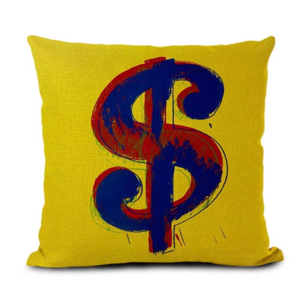 My Favorite Pillow Cover , andy warhol